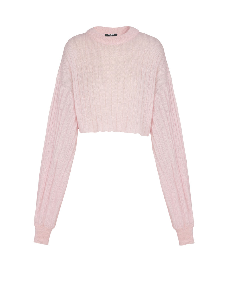 Cropped mohair jumper 1