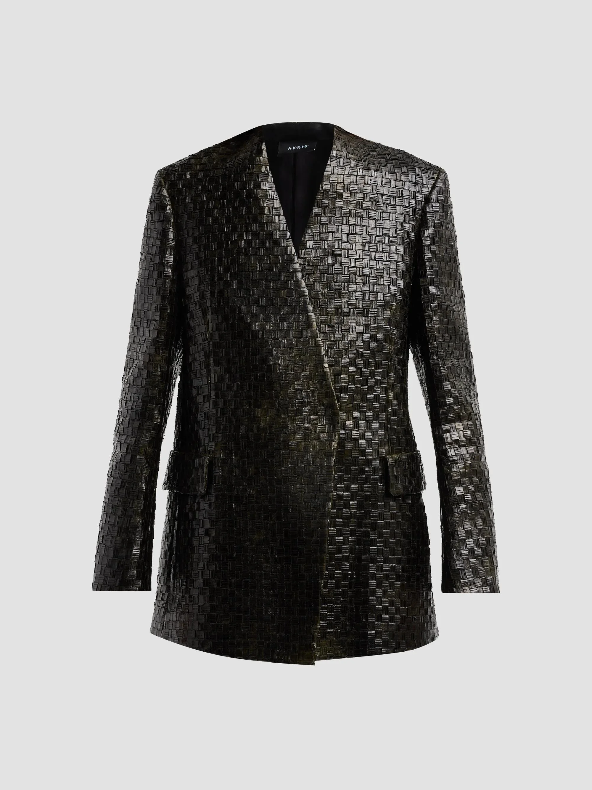 Women's Kepler Metal Braid Blazer - Black - 1