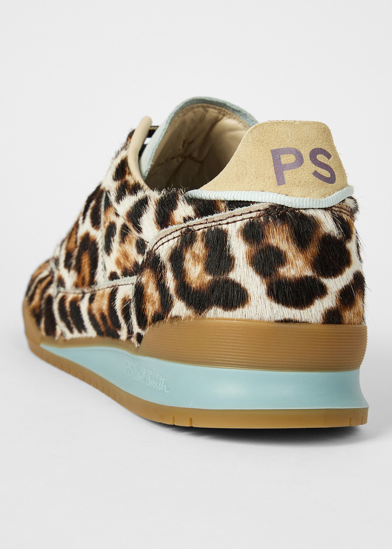 Women's Leopard Leather 'Dover' Trainers 3