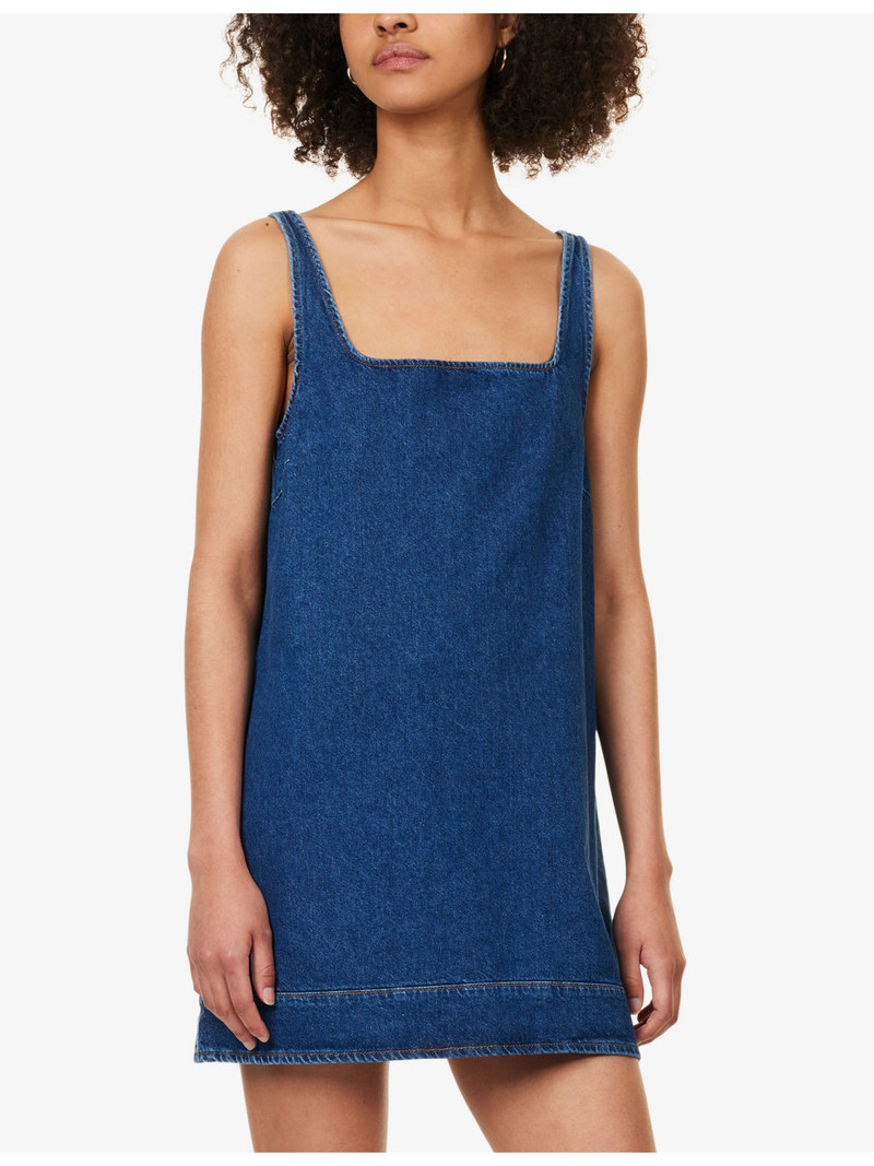 Myla Cotton Denim Mini Dress 3