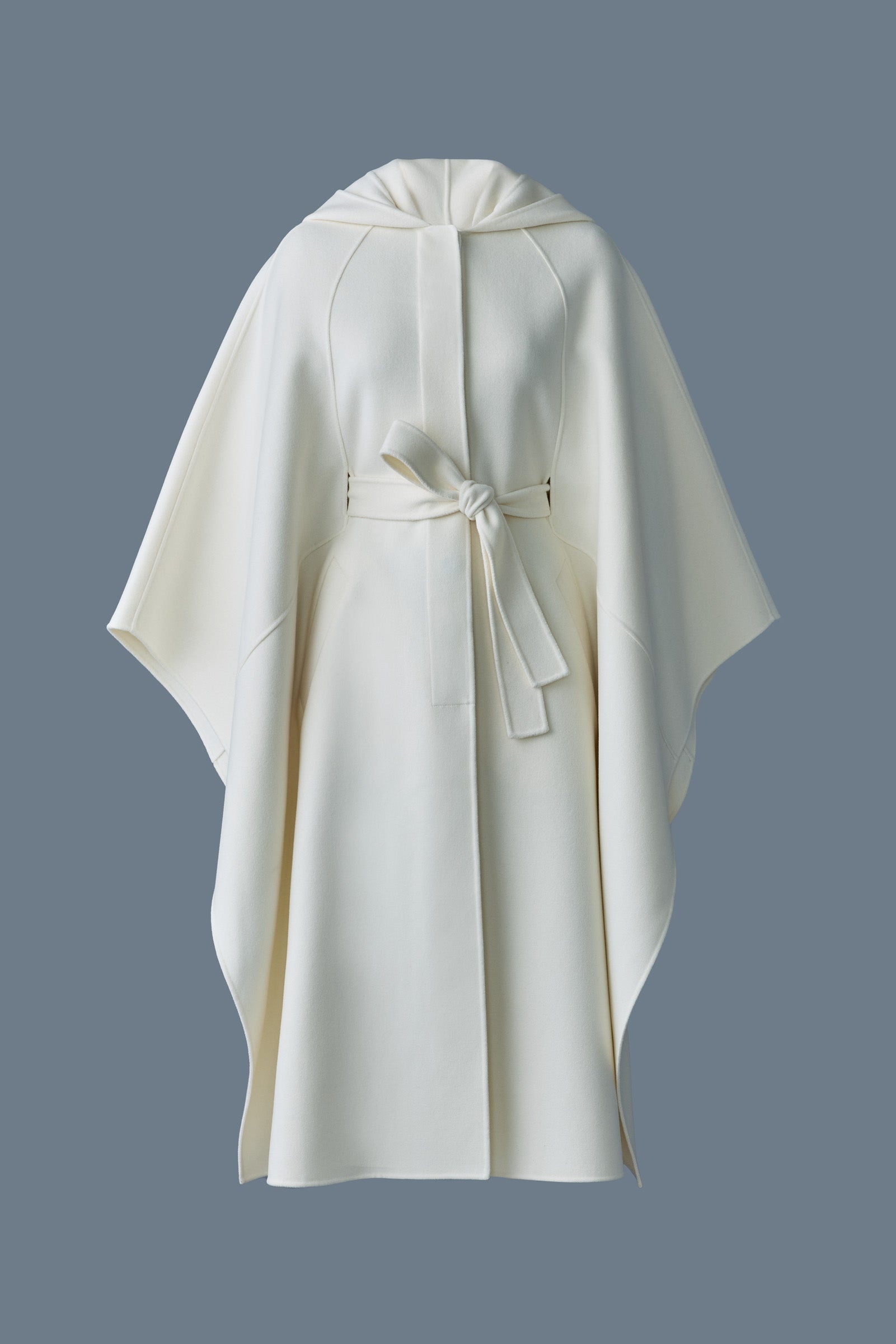 KIRSTYN Double-face wool cape coat - 2