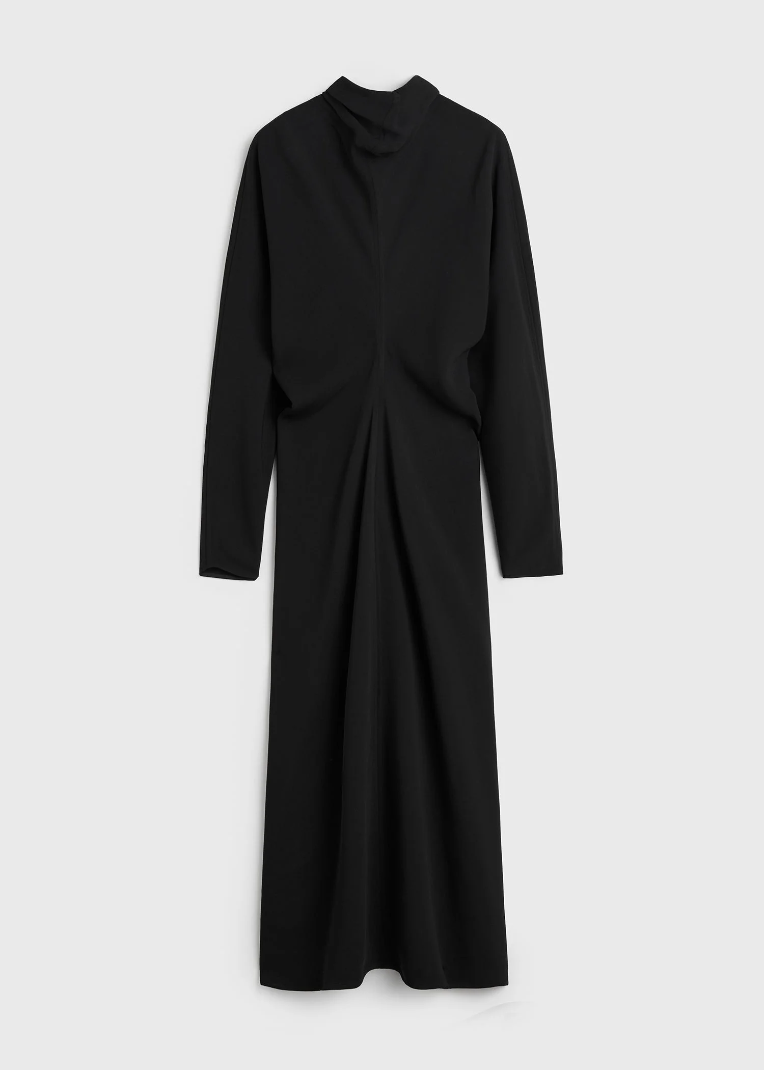 Slouch waist scarf dress black - 1