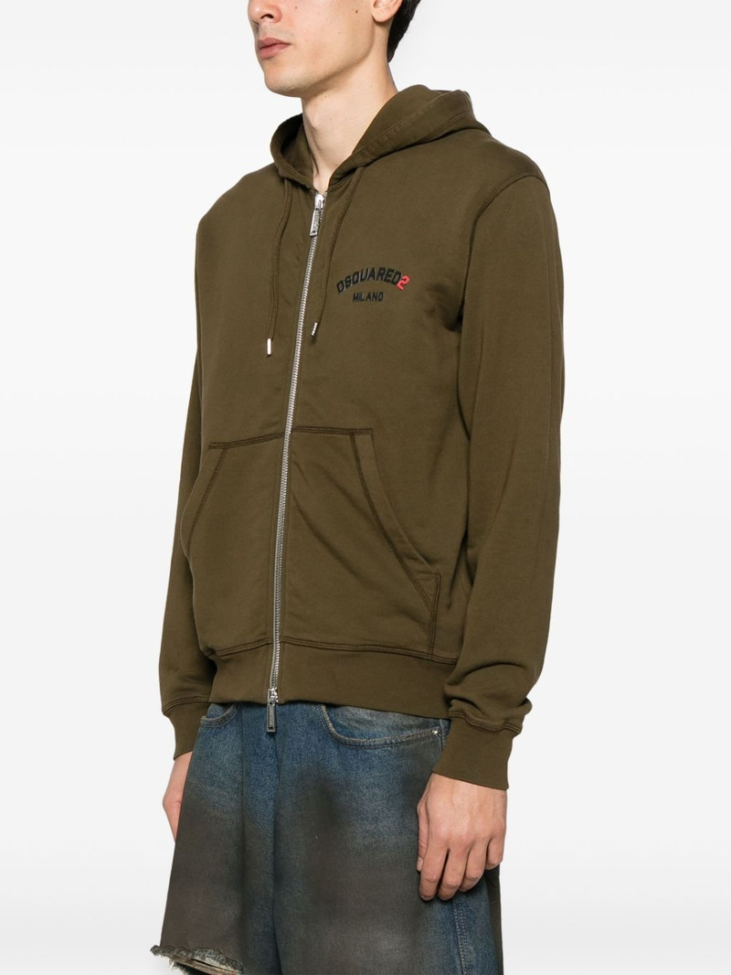 logo-appliqué hoodie 3