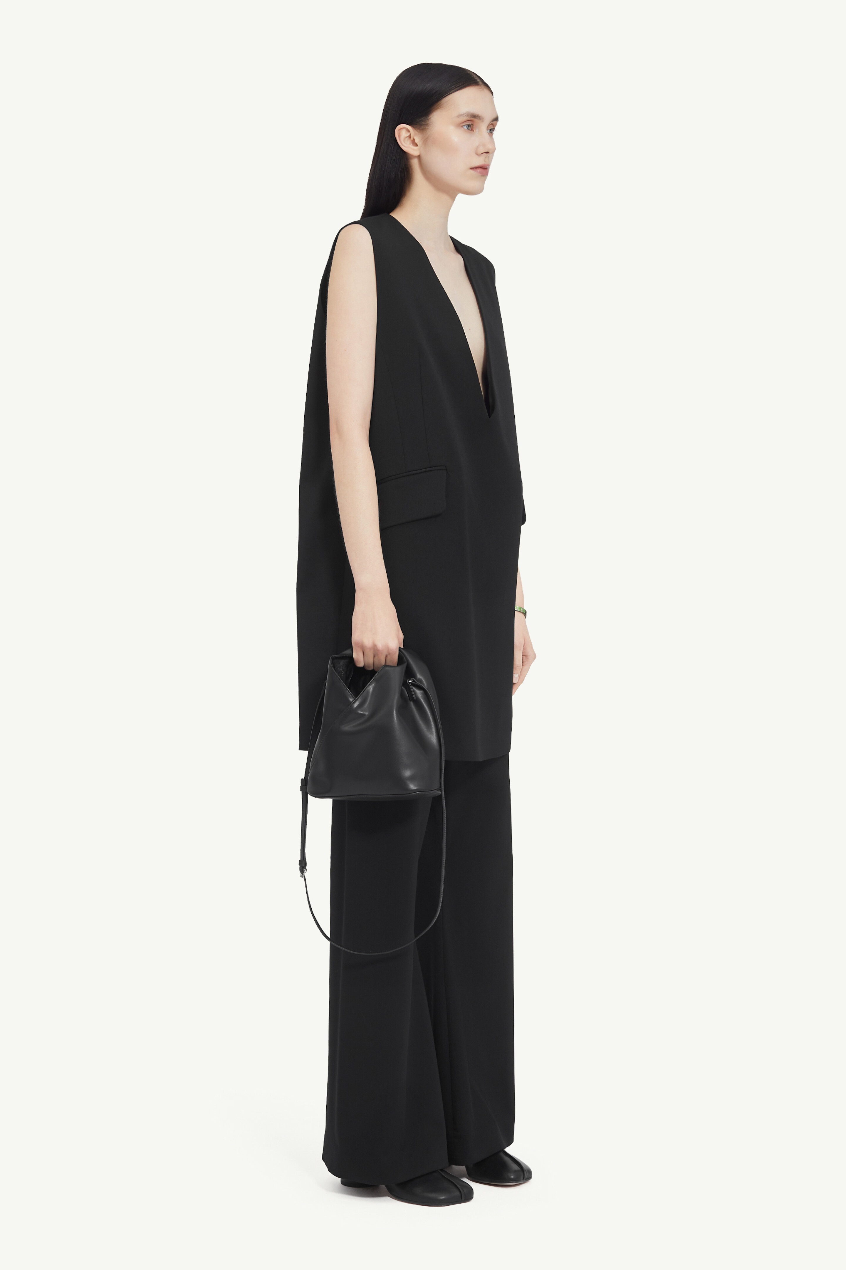 Tailoring Wool Mini Dress - 3