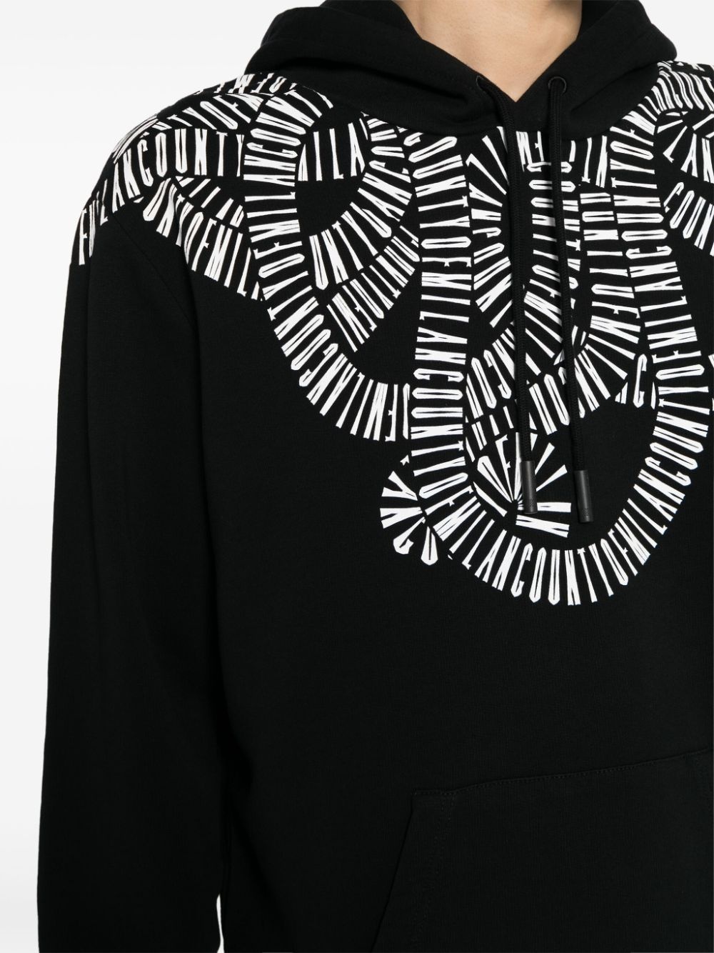 Snake Wings cotton hoodie - 5