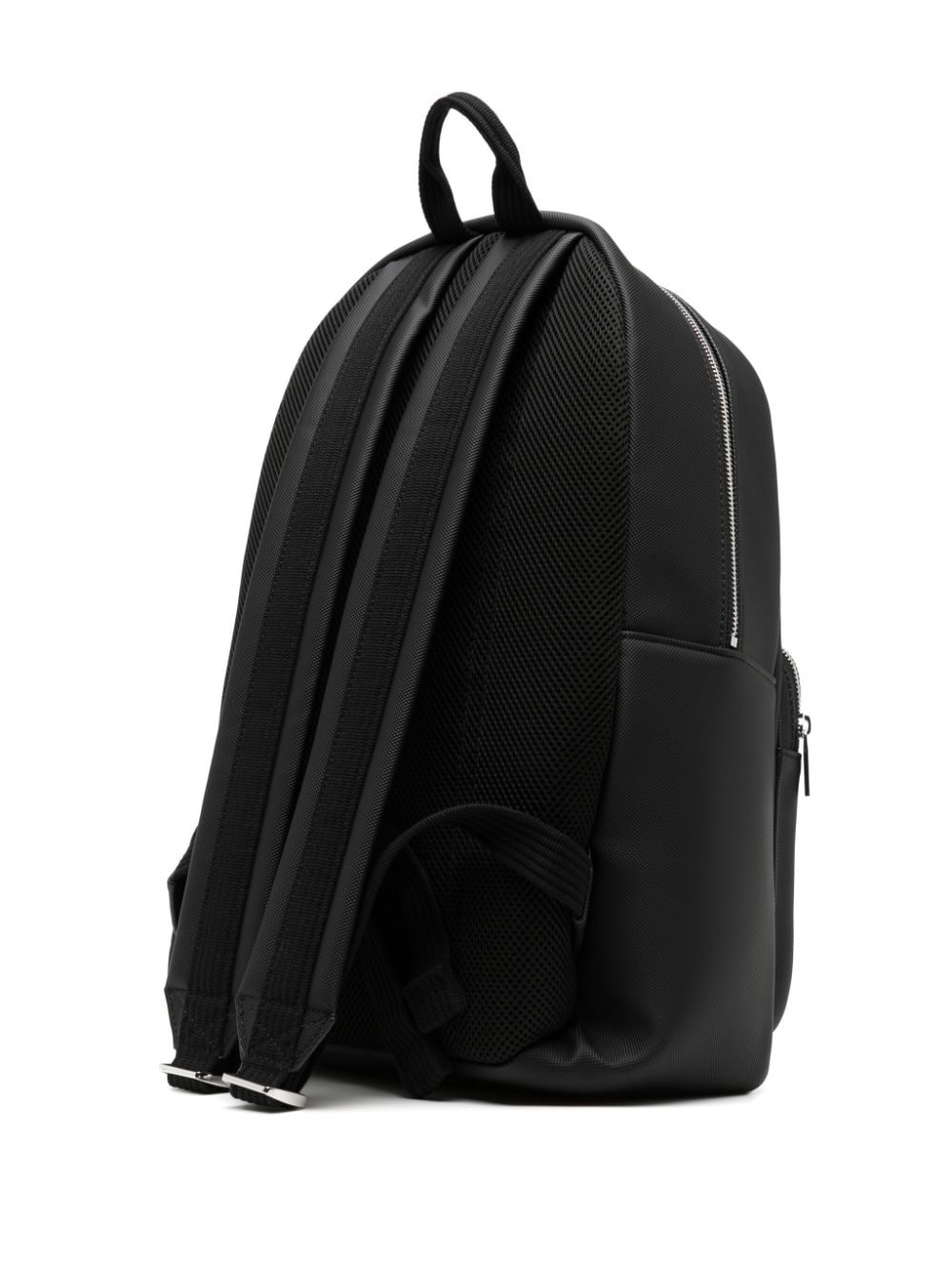 logo-embossed piquÃ© backpack - 3