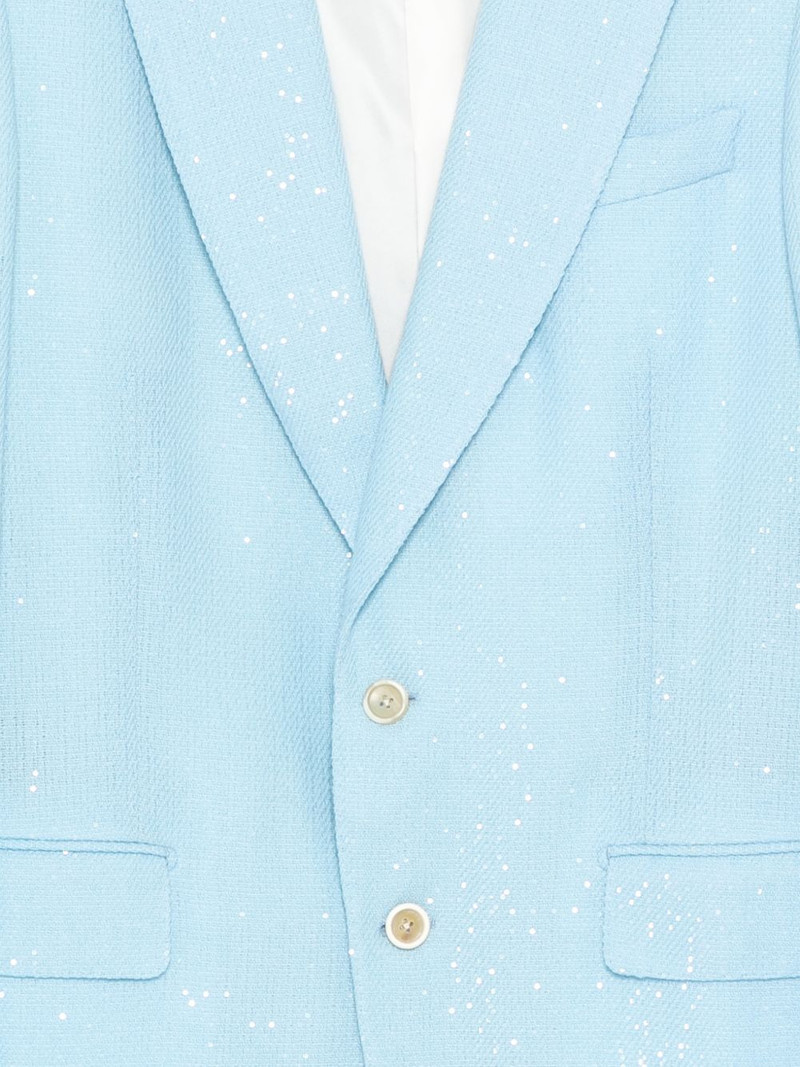 sequinned bouclé blazer 3