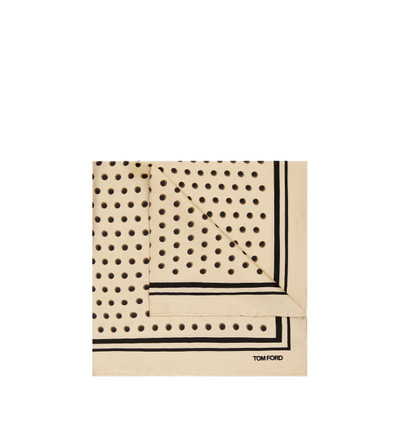 TOM FORD POLKA DOT SQUARE DESIGN POCKET SQUARE outlook