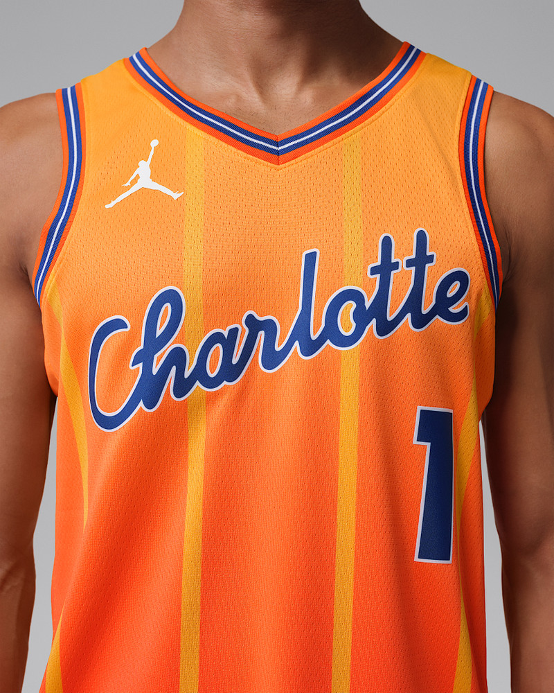 LaMelo Ball Charlotte Hornets City Edition Men's Nike NBA Swingman Jersey 4