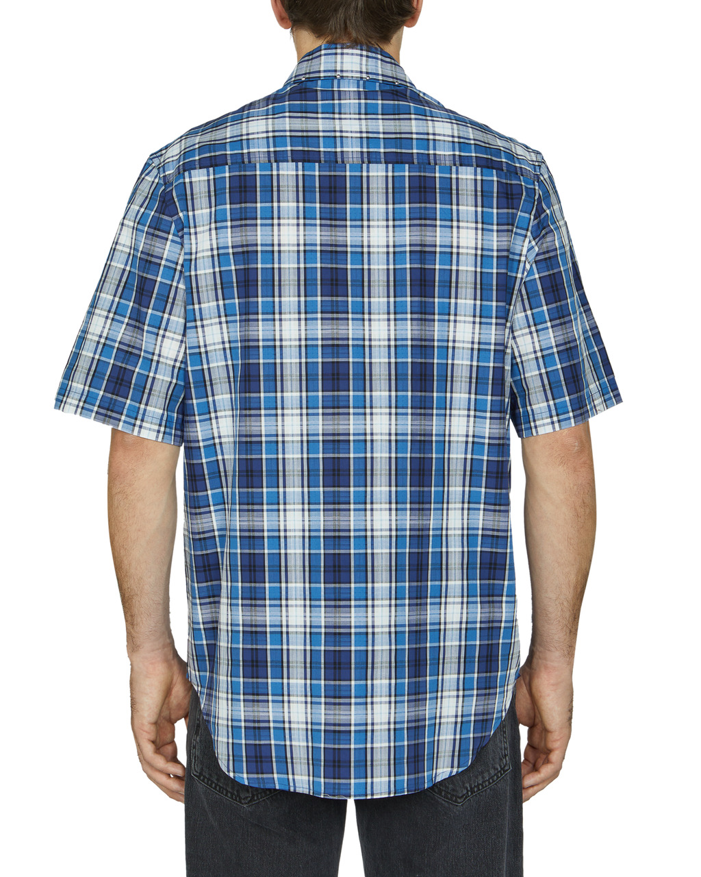 MONOGRAM S/S PLAID SHIRT - 5