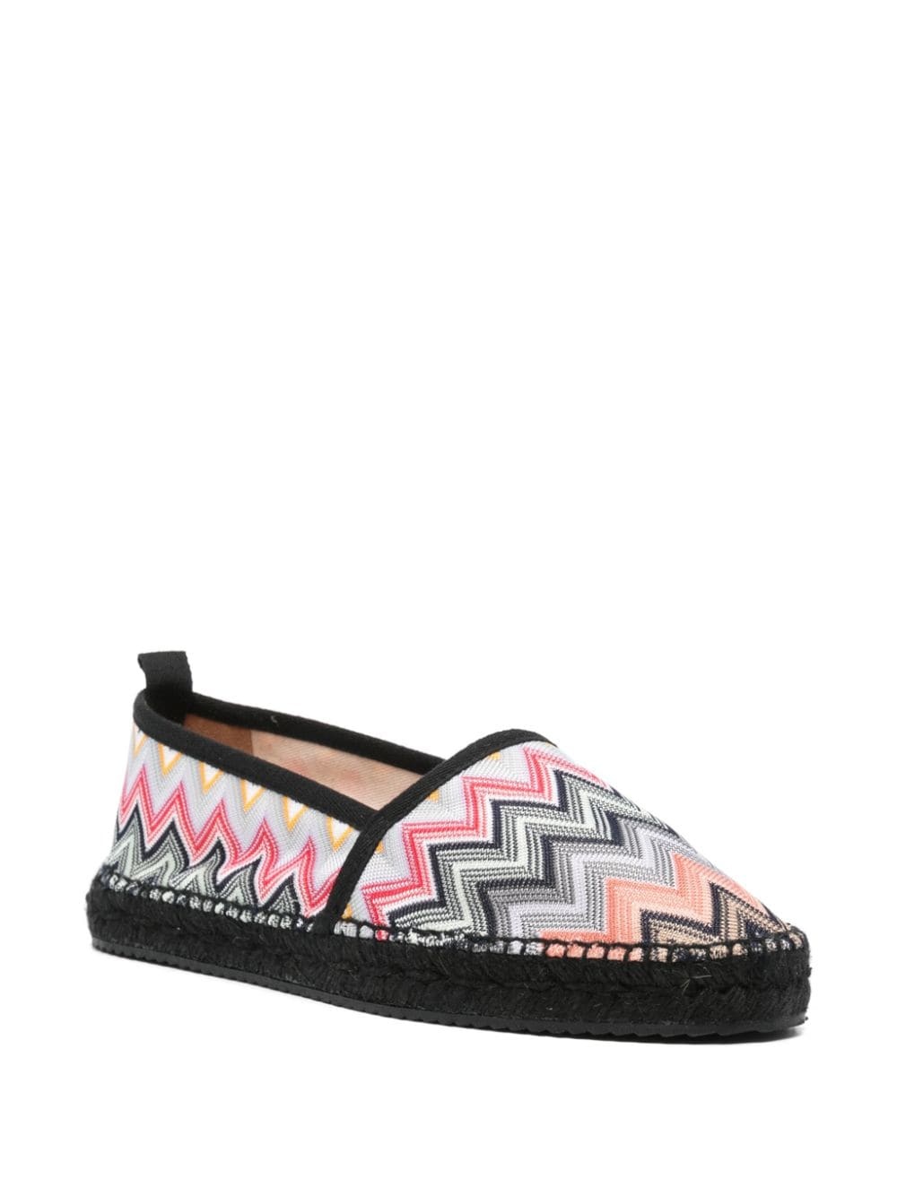 chevron-knit espadrilles - 2