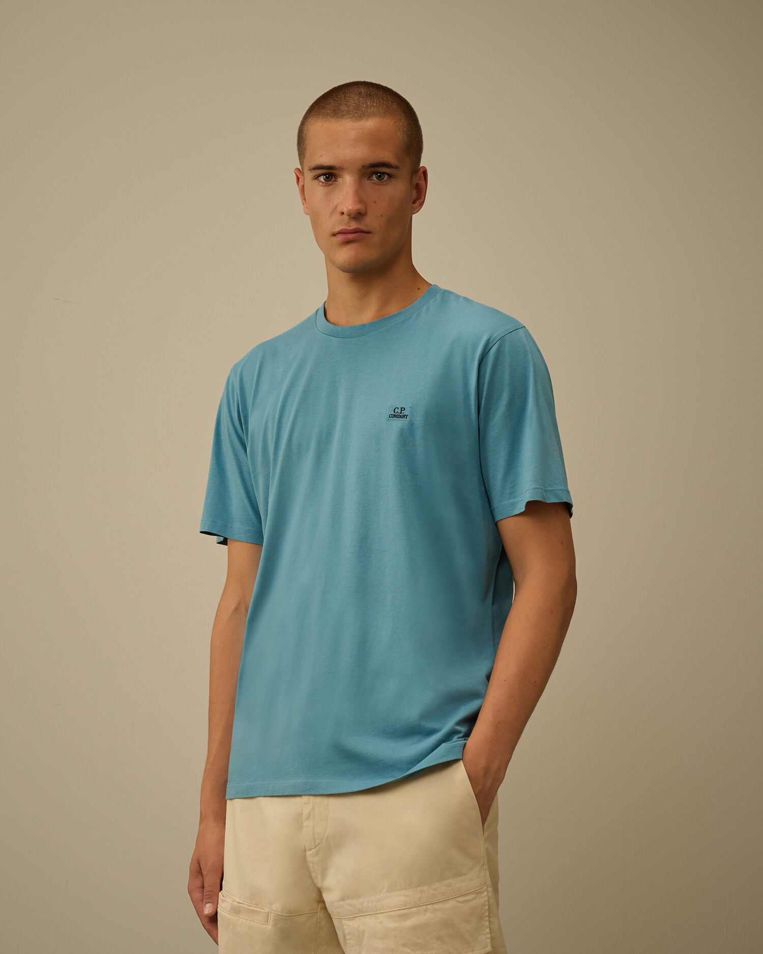 30/1 Jersey Short Sleeve Logo Patch T-Shirt - 3