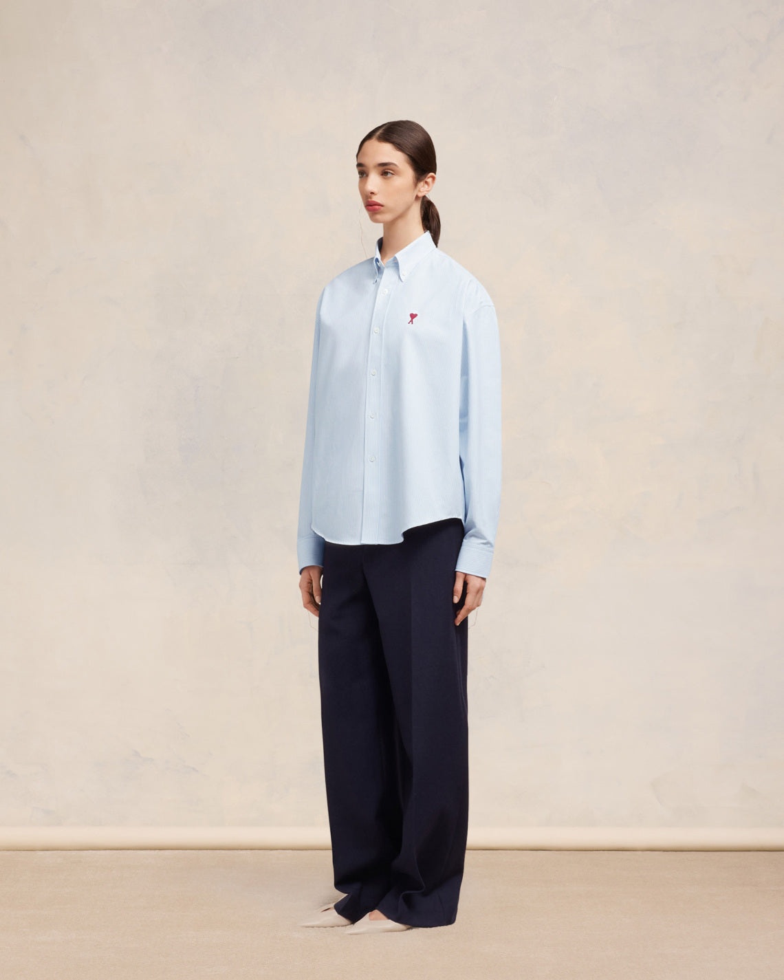AMI Paris BOXY FIT SHIRT | REVERSIBLE