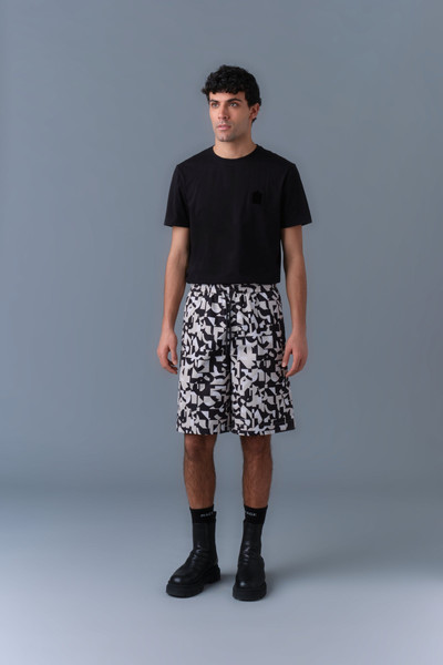 MACKAGE DANTE Abstract Geometric Recycled Shorts outlook