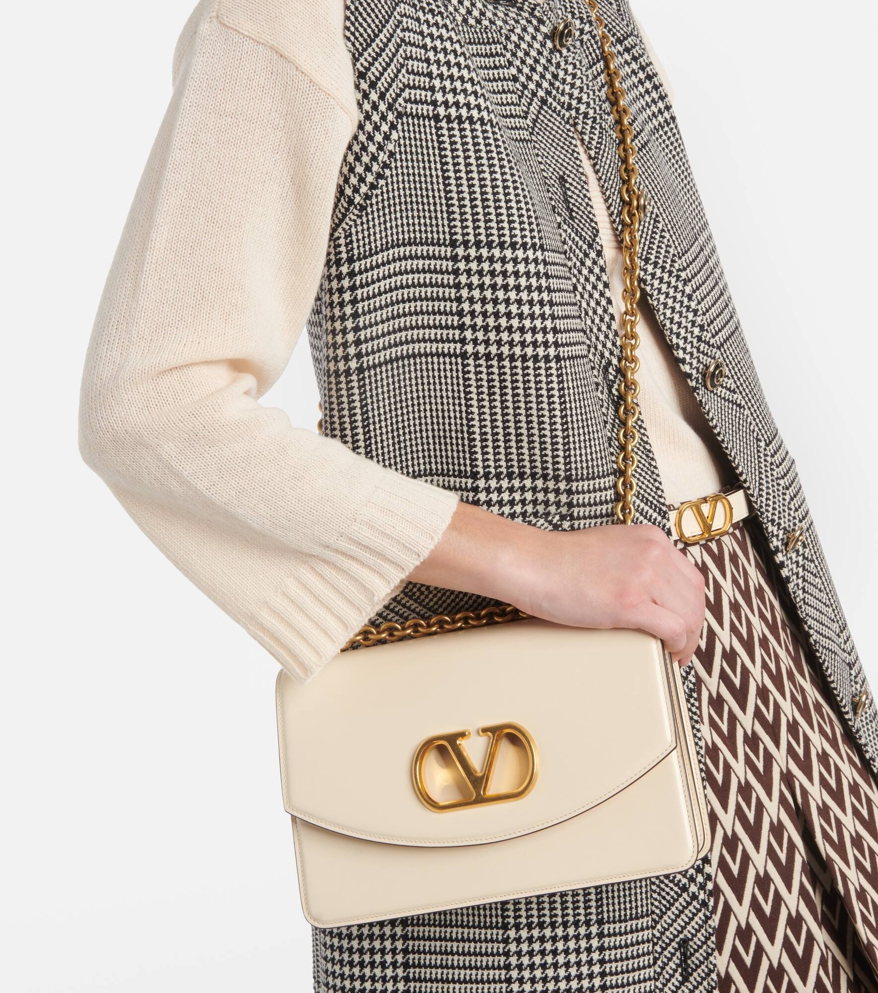 Vain Medium leather shoulder bag - 7