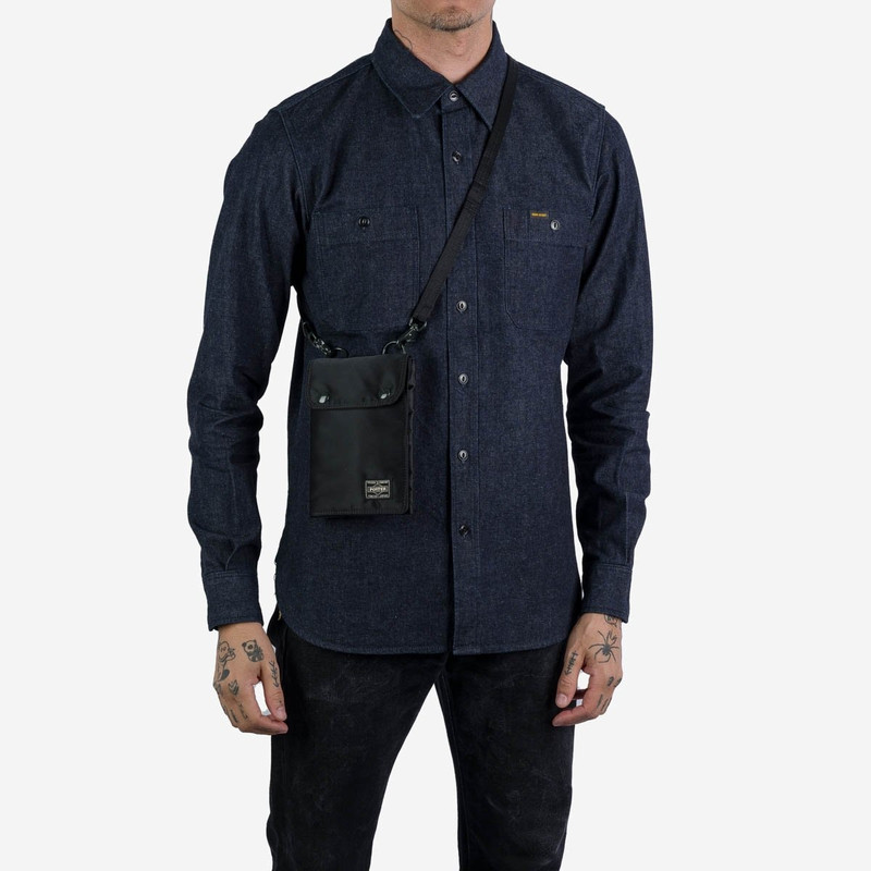 Iron Heart POR-TRVL-BLK Porter - Yoshida & Co. - Tanker Travel Case - Black outlook