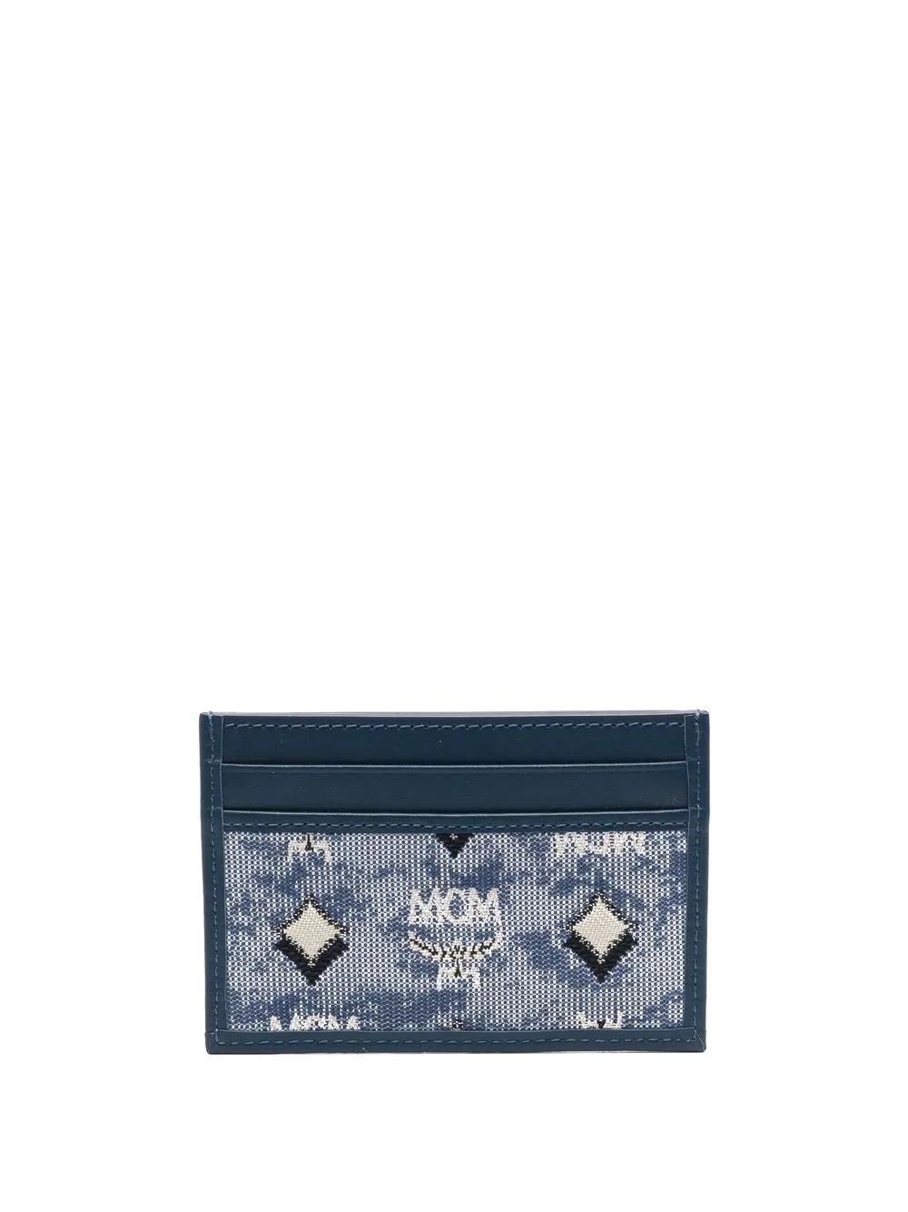 Aren monogram-jacquard cardholder - 2