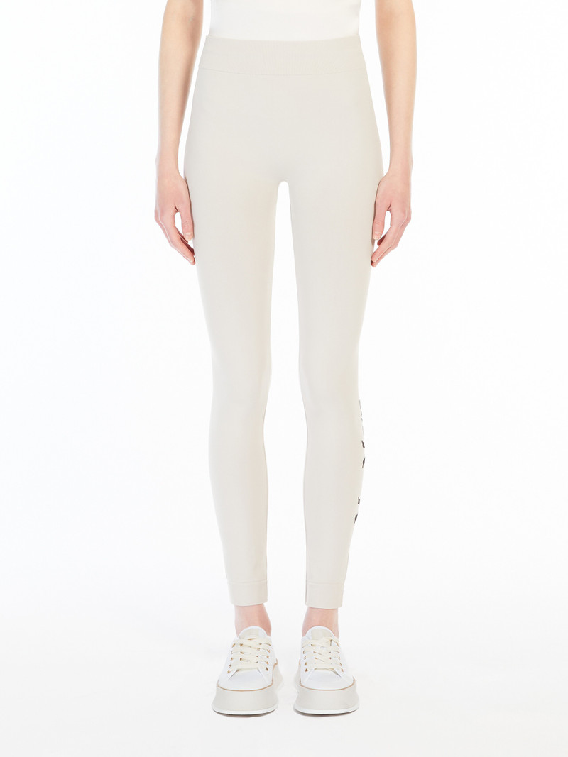 Max Mara BASILEA Technical logo leggings outlook
