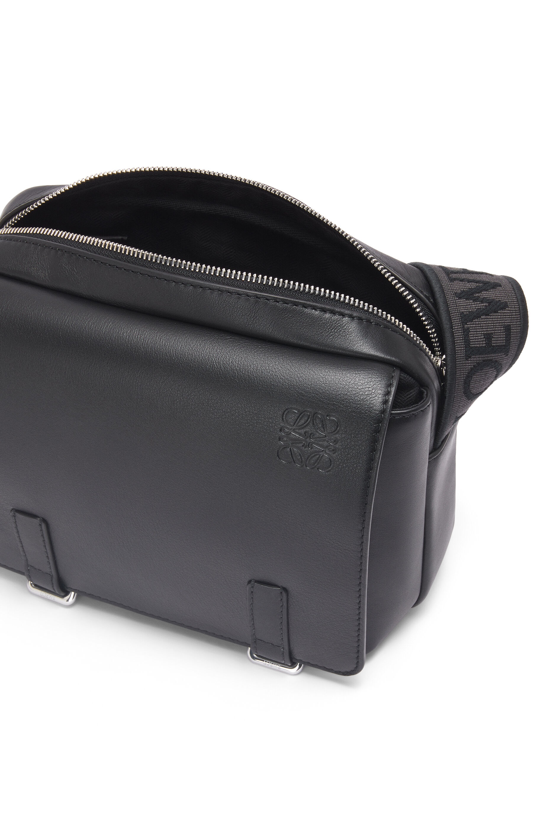 Loewe XS Military messenger bag in supple smooth calfskin and 