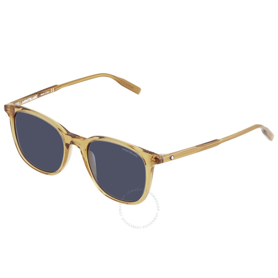 Montblanc Blue Square Men's Sunglasses MB0006S 004 52 - 3