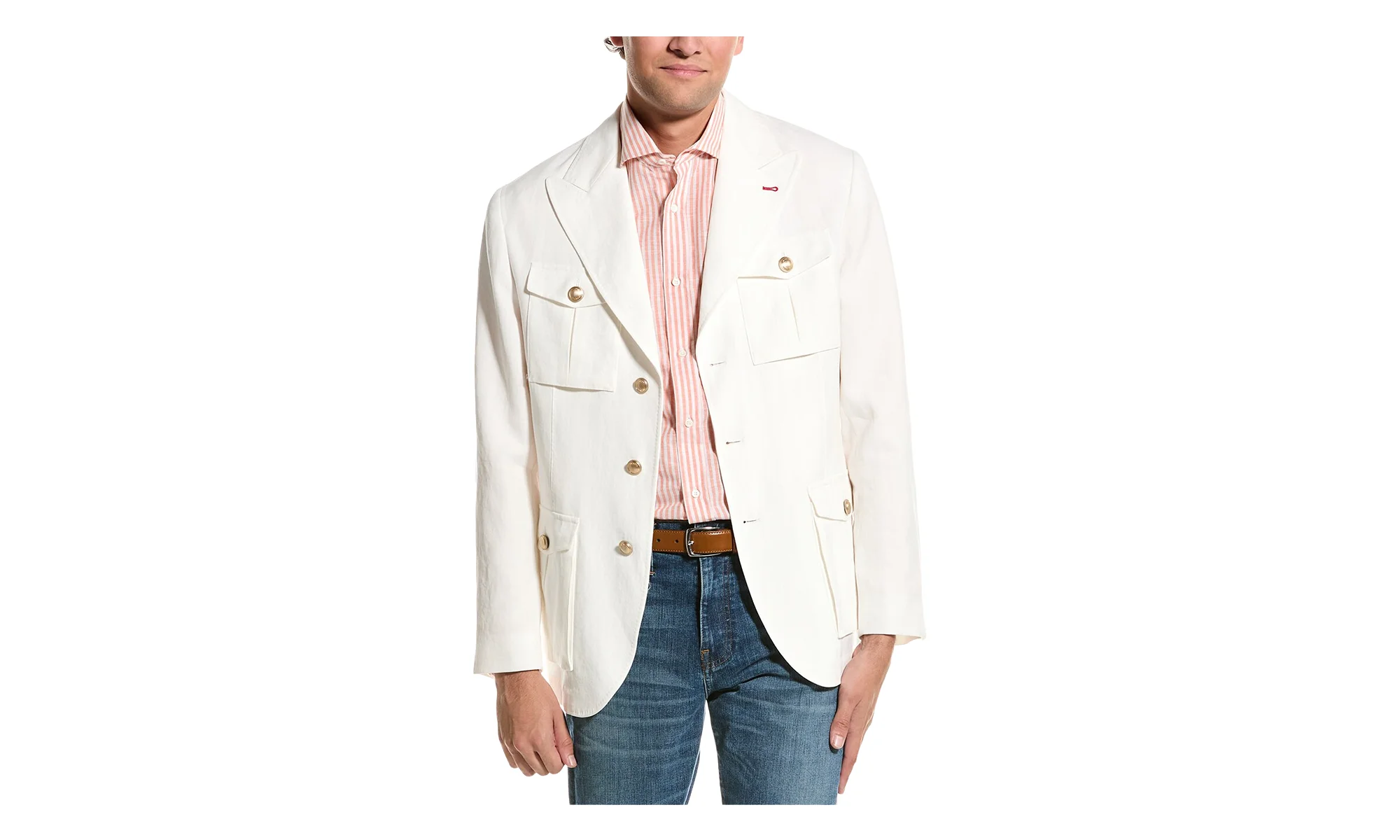 Tailored Jacket With Pockets "Panama" BRUN1971 - 1