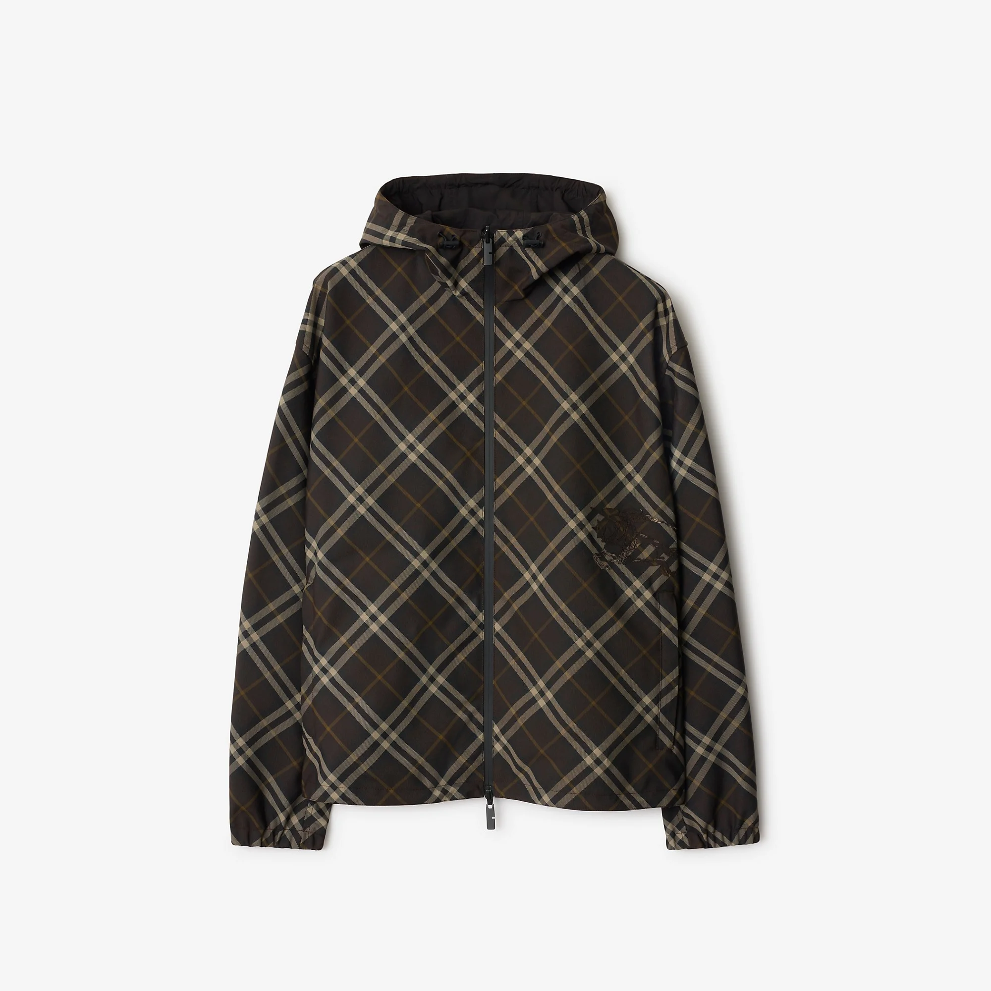 Reversible Check Hooded Jacket - 1