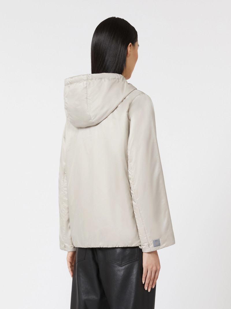 GREENH Padded water-repellent canvas hooded jacket - BEIGE 4