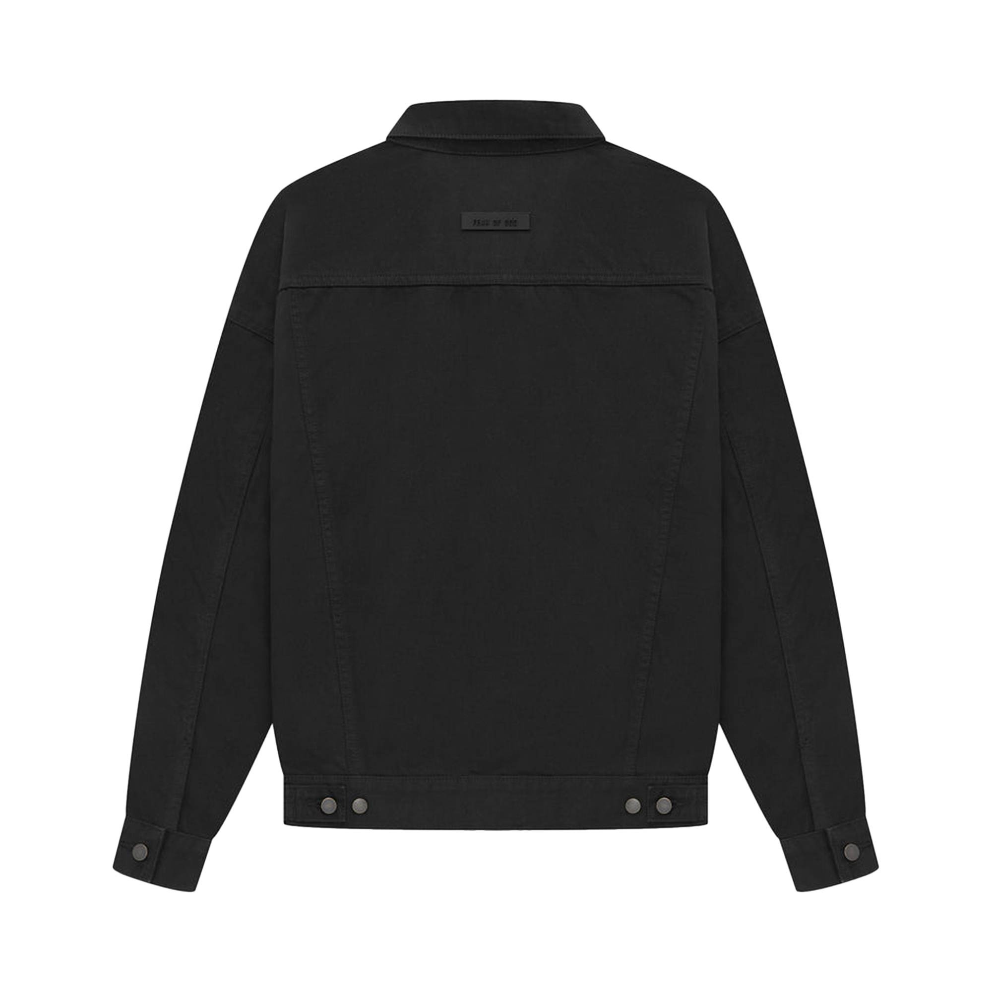 Fear of God Essentials Denim Jacket 'Black' - 2