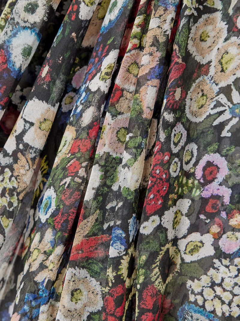Durer Printed Silk-chiffon Blouse 4