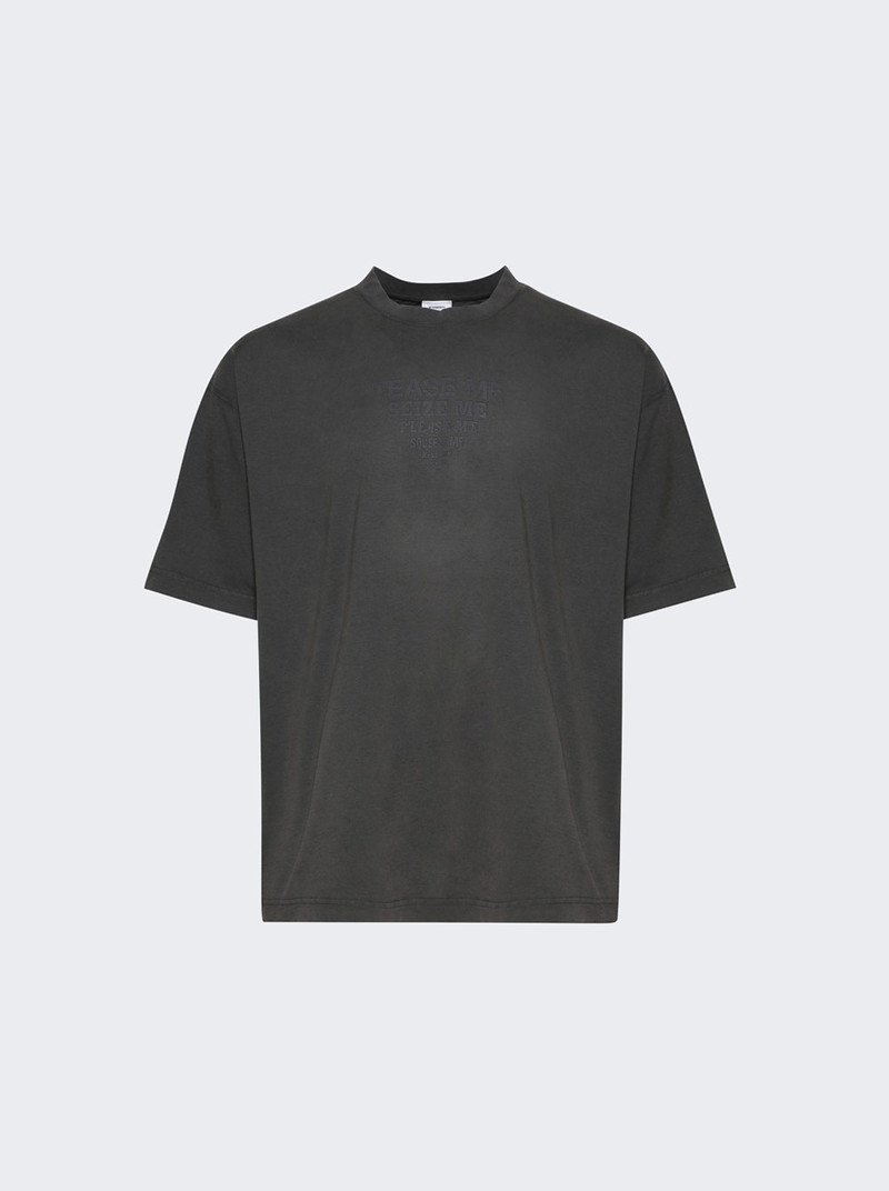 Tease Me T-shirt Washed Black 1