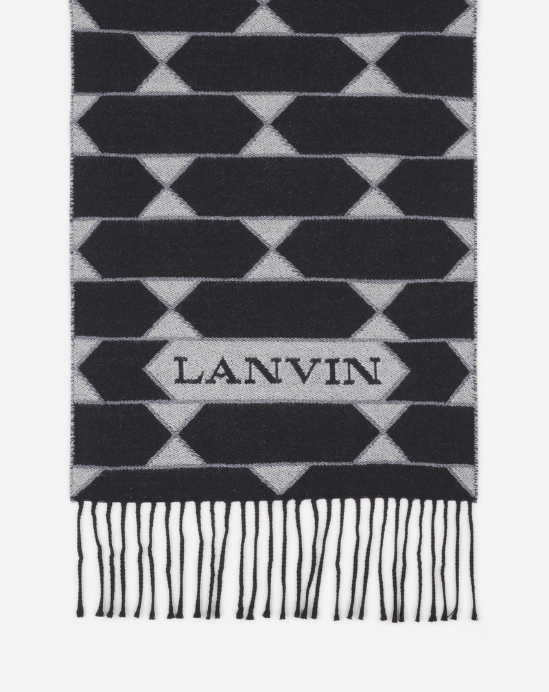 TWO-TONE WOOL SCARF 6