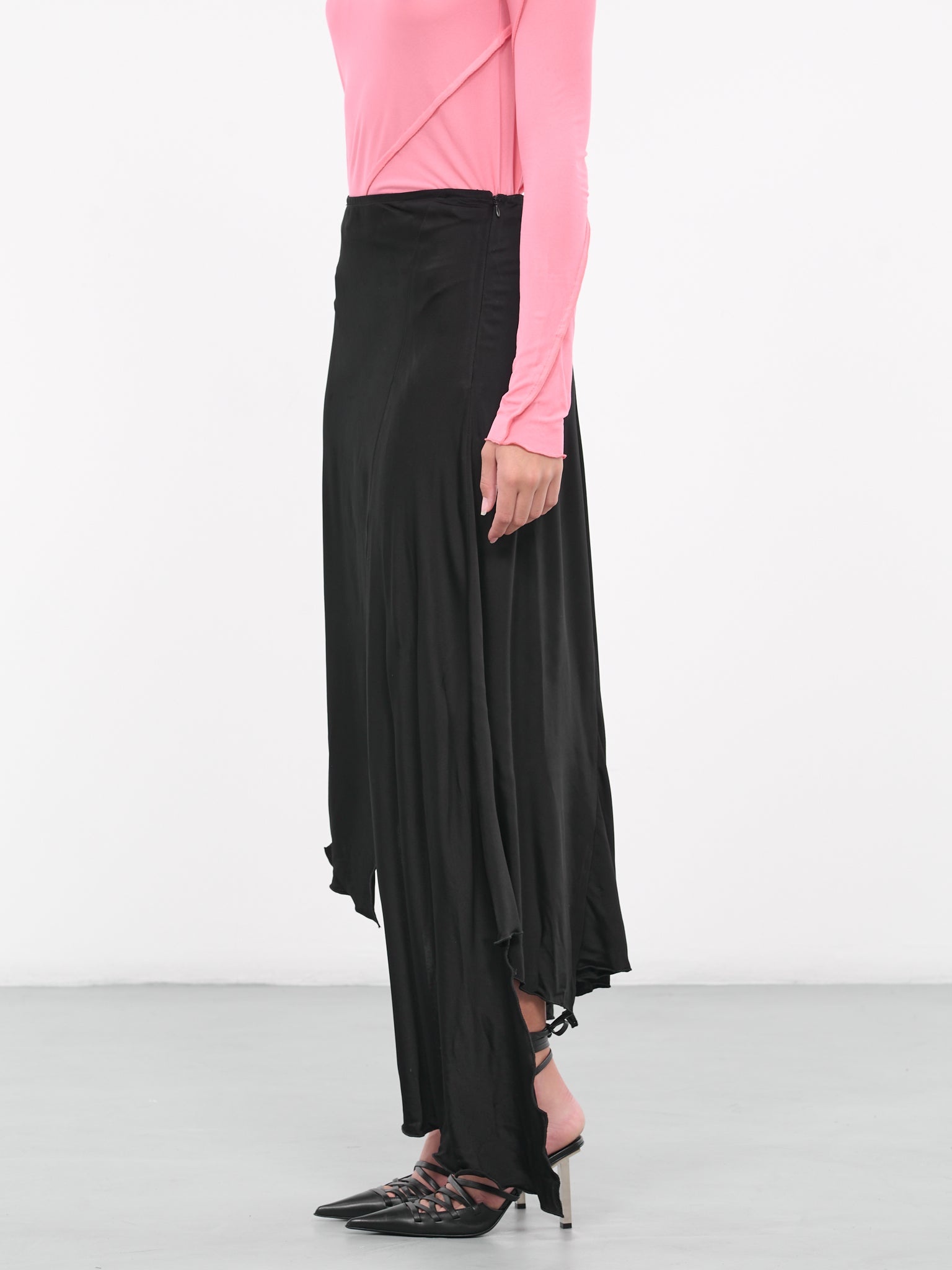 Drape Midi Skirt - 2