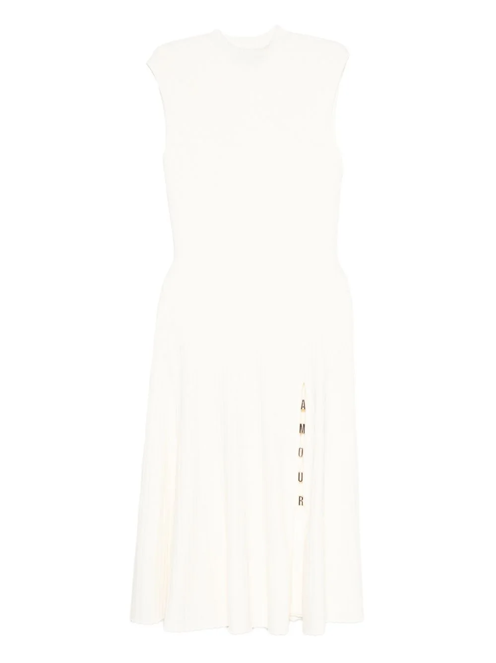 Amour ribbed-knitted midi dress - 1