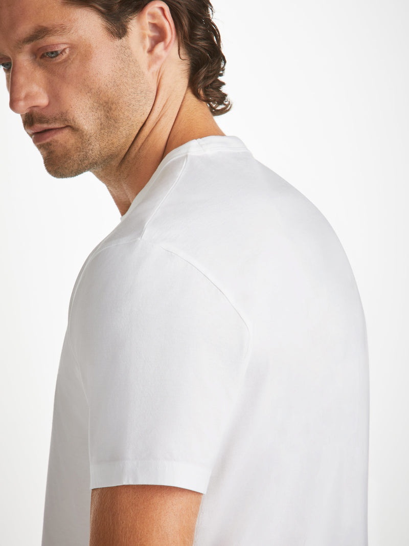 Men's T-Shirt Barny Pima Cotton White - 6
