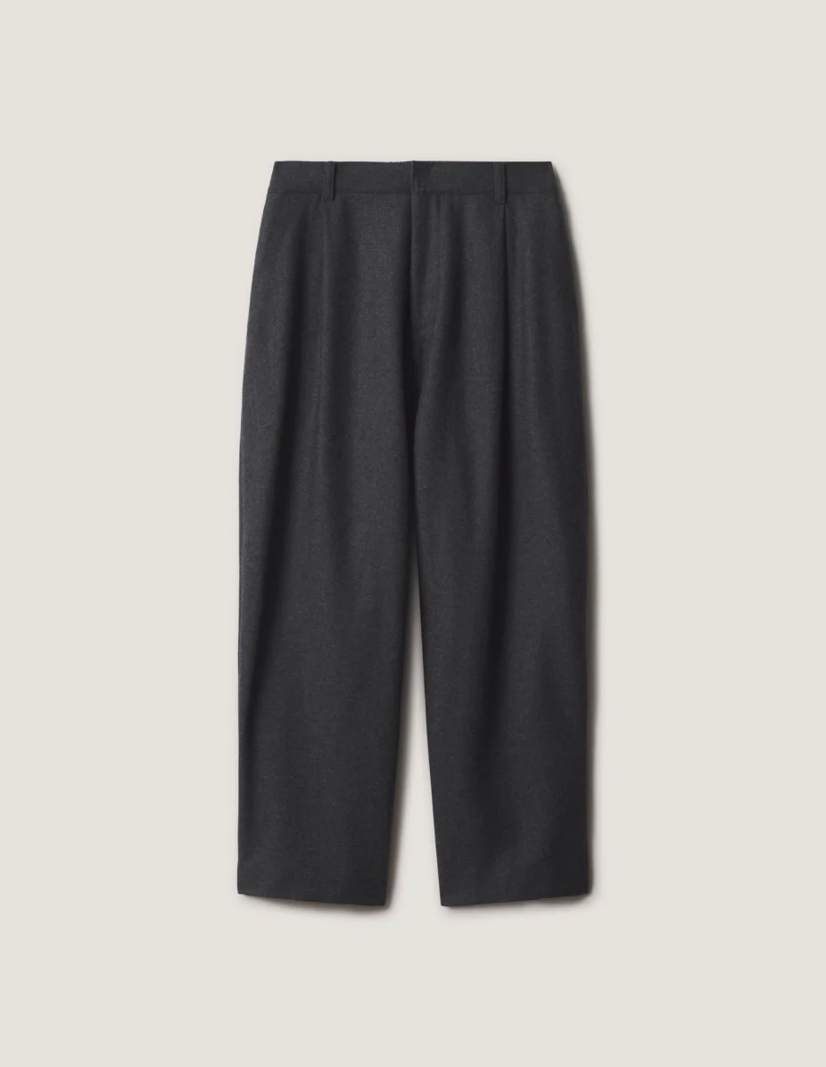 CROPPED PLEATED PANTS - 1