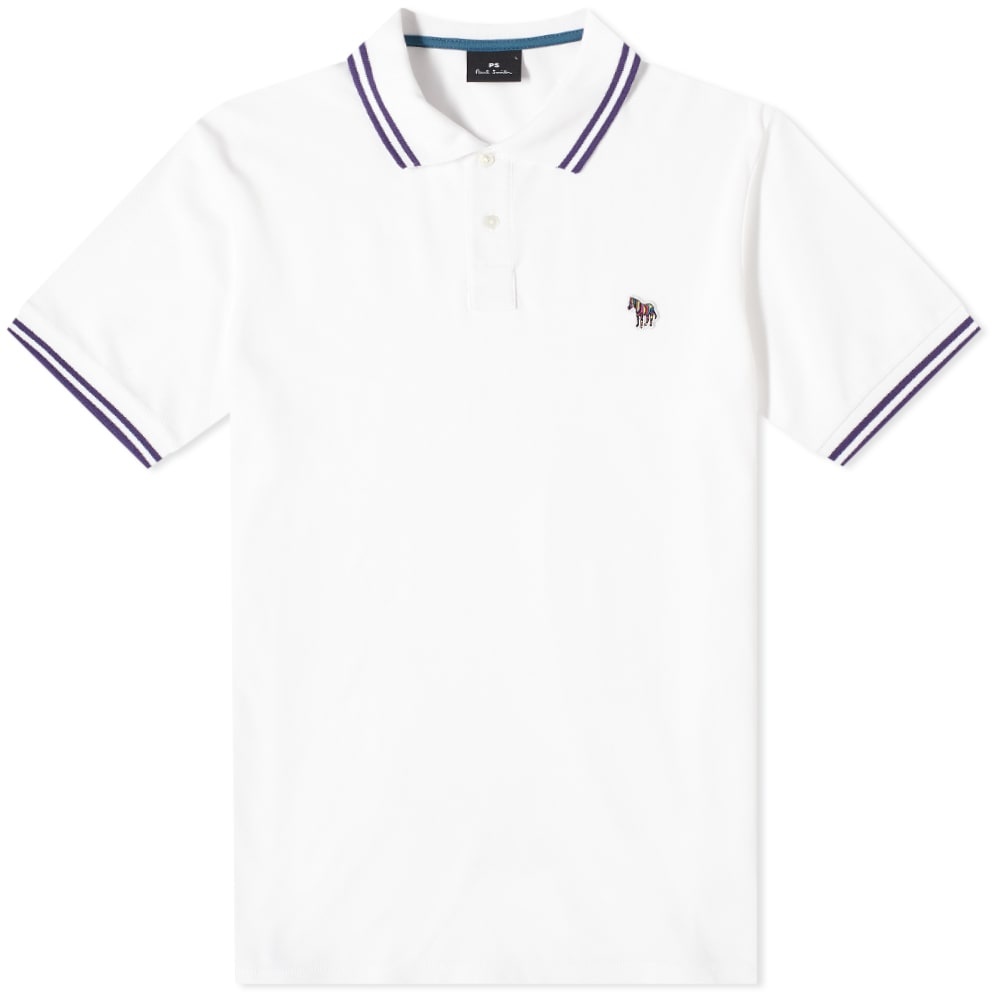 Paul Smith Zebra Tipped Polo - 1