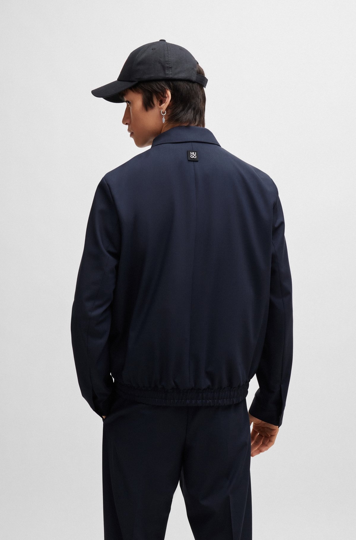 MODERN-FIT SUIT IN PERFORMANCE-STRETCH CLOTH - 4