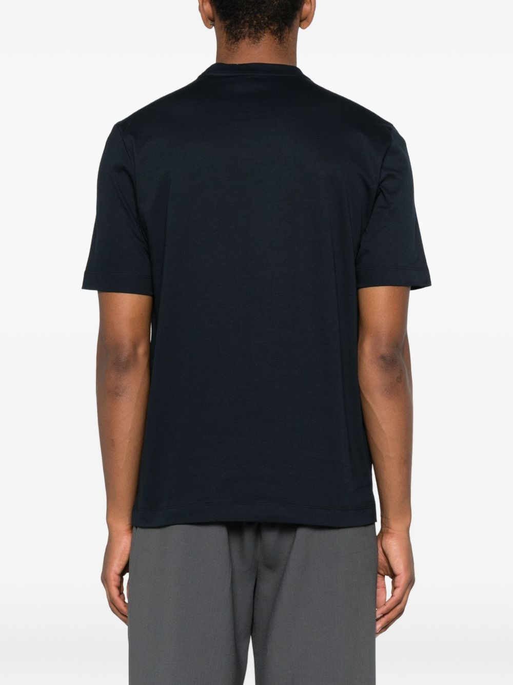 geometric-print T-shirt - 3