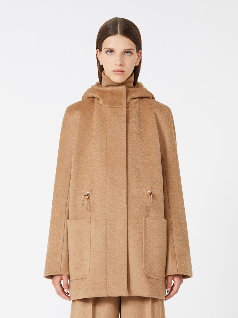 GIUDA Zibeline camel parka 3