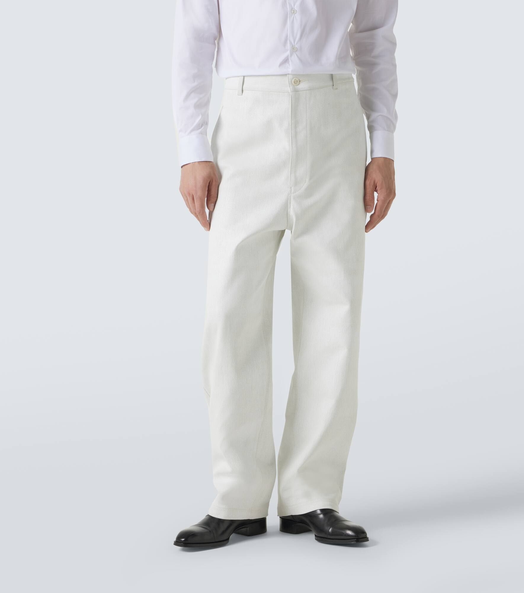 Coated straight jeans - 3