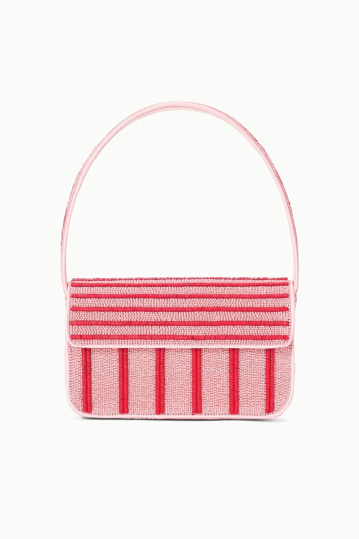 STAUD TOMMY BEADED BAG MONTAUK STRIPE - 1