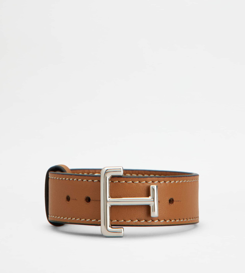 BRACELET IN LEATHER - BROWN 1