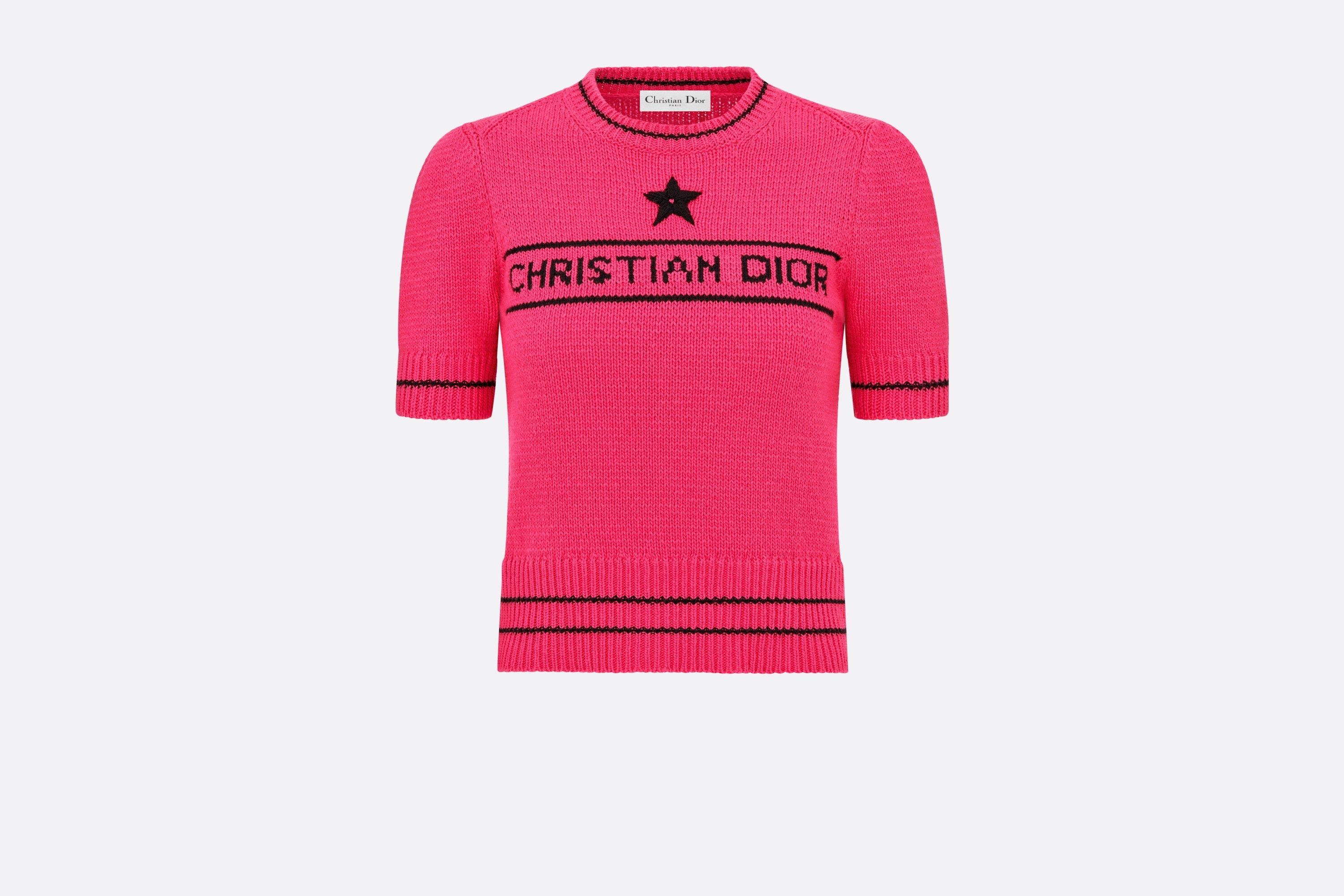 'CHRISTIAN DIOR' Short-Sleeved Sweater - 1