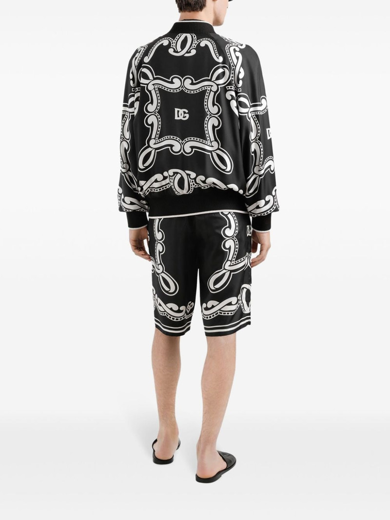 bandana-print bomber jacket 3
