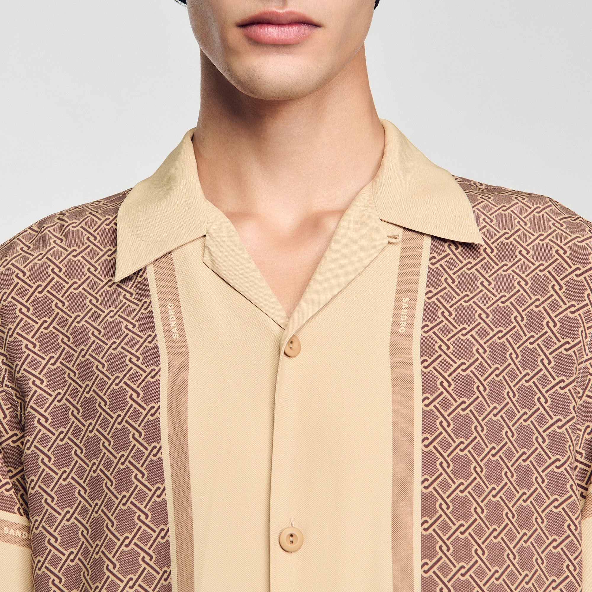 SHORT-SLEEVED PATTERNED SHIRT - 3