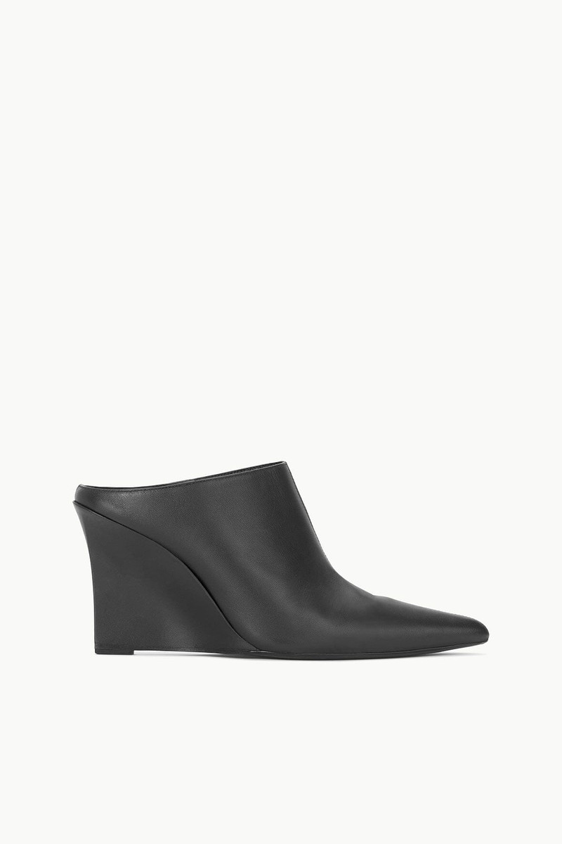 STAUD VESPER WEDGE MULE BLACK 1