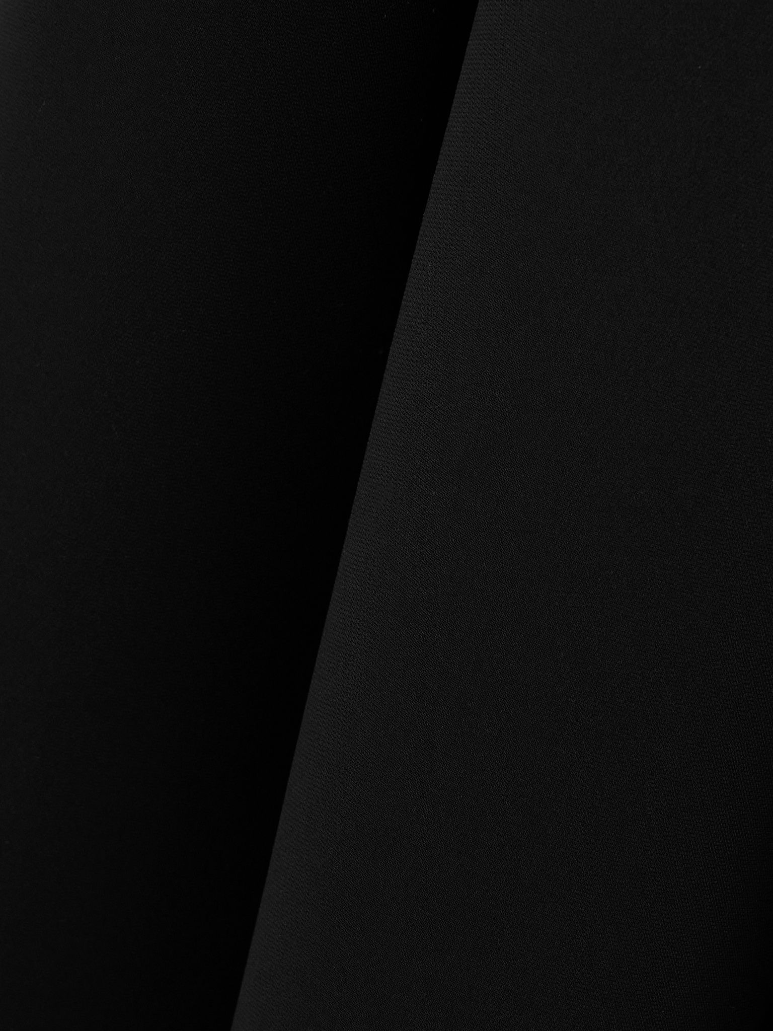 Medow crepe midi dress Black - 4