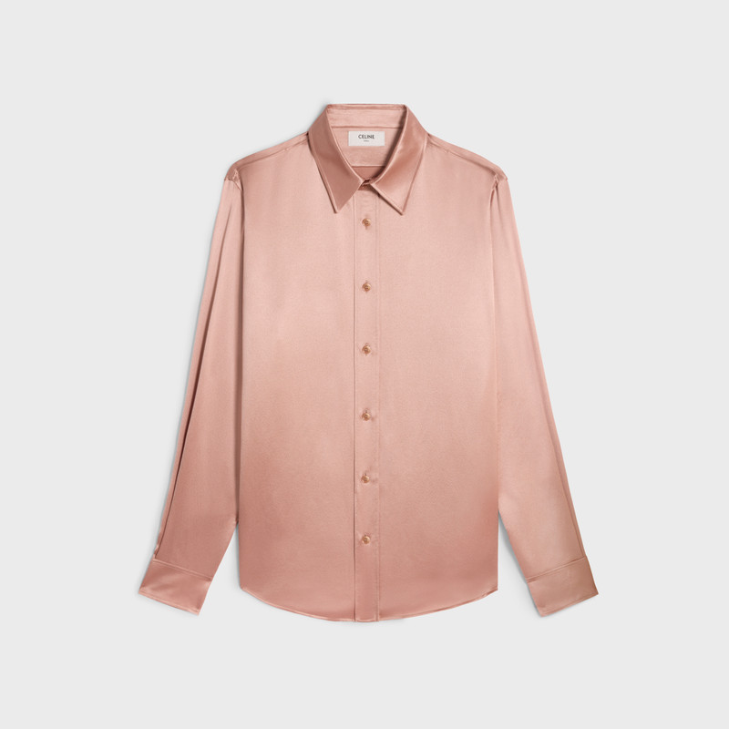 loose shirt in satin silk 1