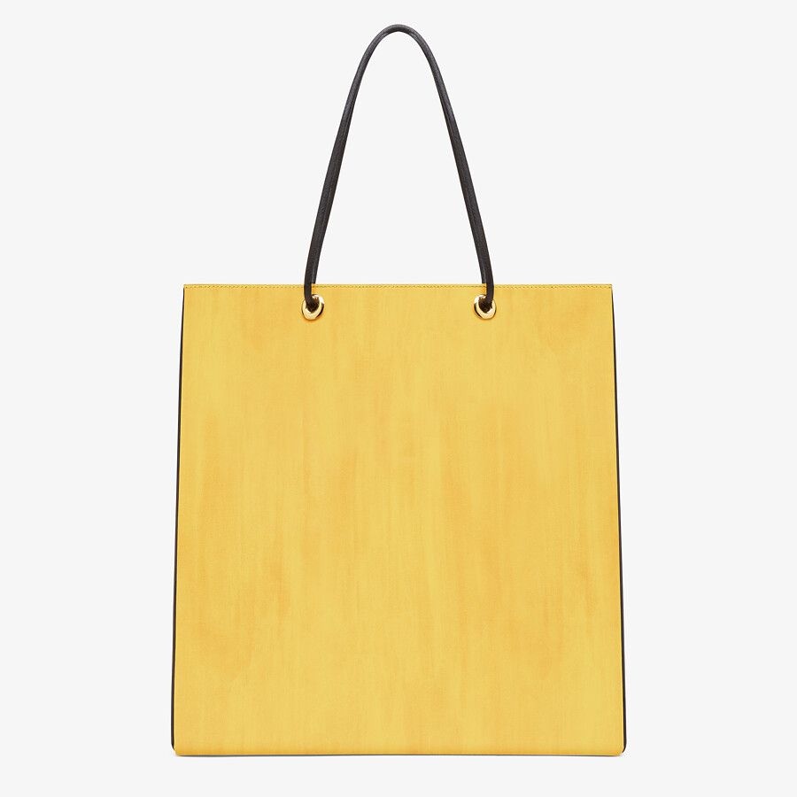 Yellow leather bag - 3