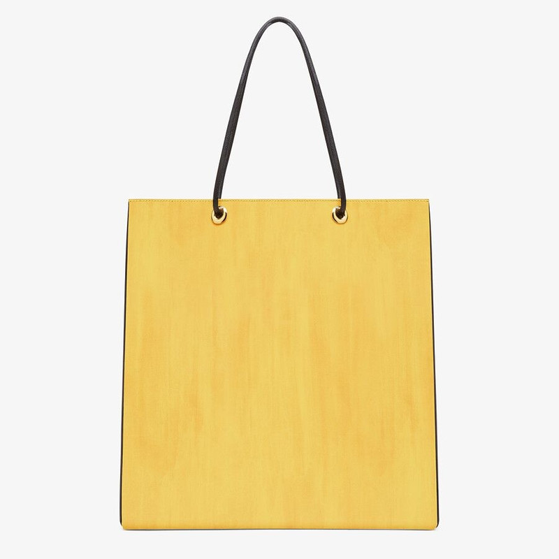 Yellow leather bag 3